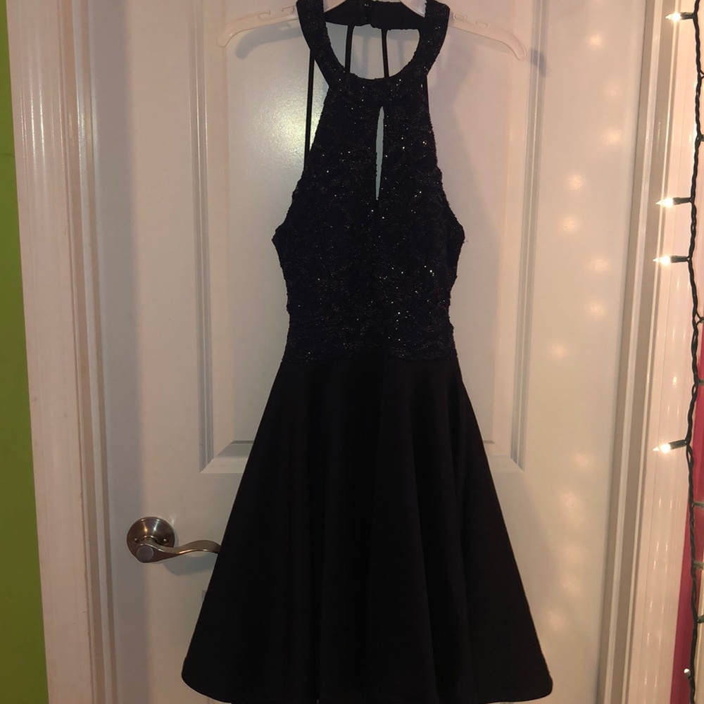 Dark navy blue dress